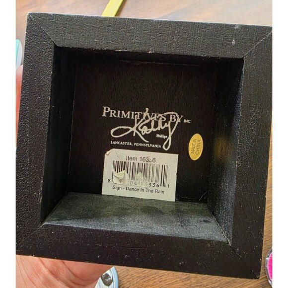 Life Isnt About Waiting For The Storm To Pass Wood Box Sign By Primitives By Kat - Picture 5 of 6